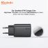 Mcdodo Gana Mini 67W GaN Charger – 3-Port Fast Wall Charger with Dual USB-C & USB-A, Compact Design, Compatible with Laptops, Tablets, Smartphones & More - Black